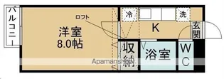 アクセスコート弐番館【2階】の間取り