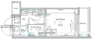 ラフィスタ元町Ⅱ【1階】の間取り