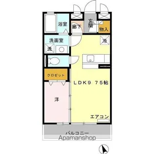 AGスクエア【202号室】の間取り