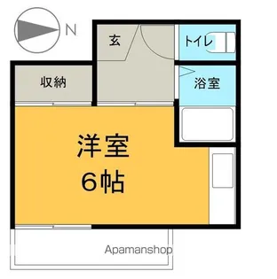 アルペン山彦【3号室】の間取り