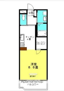 ブランシュM&M Ⅱ【2階】の間取り