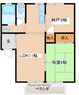 フューチャ21【203号室】の間取り