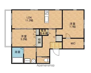 ボヌール・S【1階】の間取り