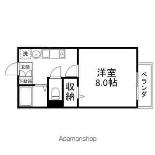 ウィングヒルズ笠山【221号室】の間取り