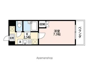 ラフォーレ竹山【3階】の間取り