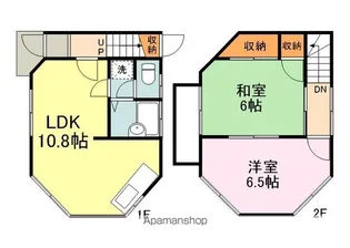 テラスハウスM’S【203号室】の間取り