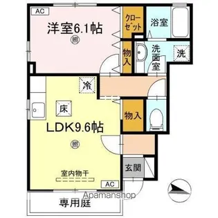ルーラル タウン【1階】の間取り