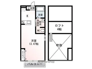 CHERⅢ【2階】の間取り