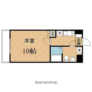 ライトコート南大沢【206号室】の間取り