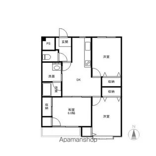 プライムハイツR・K【5階】の間取り