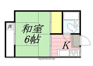 ハイツ御殿山【2階】の間取り