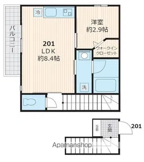 IKIひばりが丘【2階】の間取り