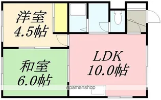 シャルム中上【301号室】の間取り