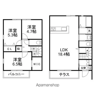 ソウジュ【101号室】の間取り