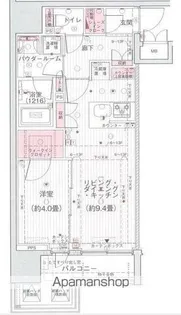 インプレストコア四谷坂町【3階】の間取り