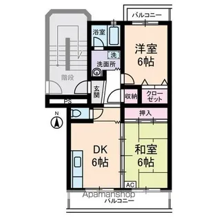 クレール18【2階】の間取り