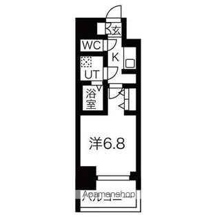 サムティ江戸堀ASUNT【13階】の間取り
