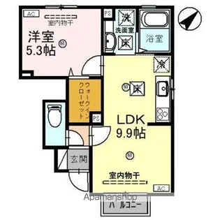 ヴィアーレⅡ【1階】の間取り