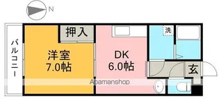 藤川マンション【3階】の間取り