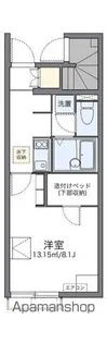レオネクストアダージョ【104号室】の間取り