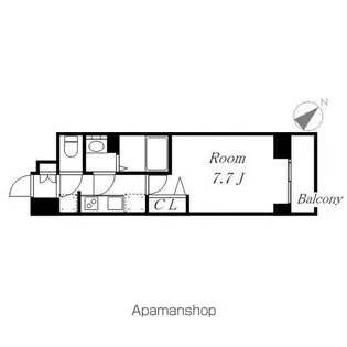 プレサンス東別院駅前Ⅱ【2階】の間取り