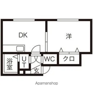 M’Sコート月寒【301号室】の間取り
