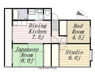 第三メゾン相葉コーポ【2階】の間取り