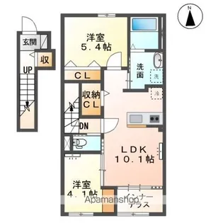 グランパレスⅡ【2階】の間取り