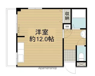 トモエハイツ2号館【3階】の間取り