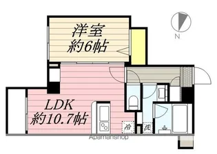 プレール・ドゥーク錦糸町Ⅴ【5階】の間取り