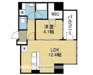 BRAVE常盤町Ⅱ【13階】の間取り