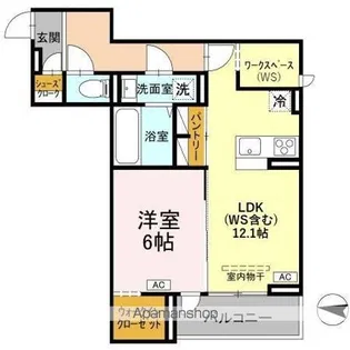 ソレイユ・イースト【302号室】の間取り