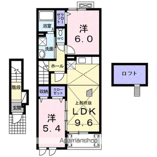 アバンツァート Ⅱ【2階】の間取り