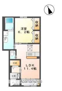 サン フィールド【1階】の間取り