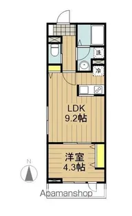 リーブルファイン上戸田【3階】の間取り