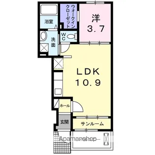 ベルタ レジーナ【1階】の間取り
