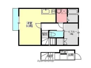テアトルA【2階】の間取り