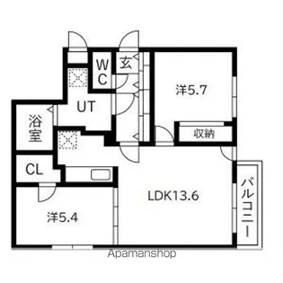 La Colina【3階】の間取り