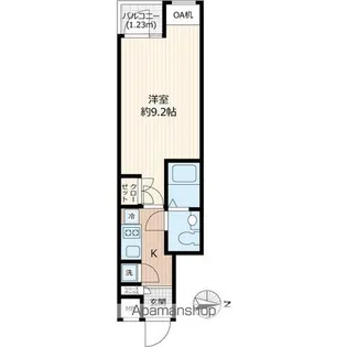 BEVERLY HOMES 下赤塚【3階】の間取り