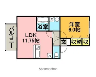 Walker.hill【2階】の間取り