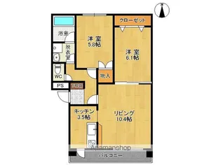 イセキ612【202号室】の間取り