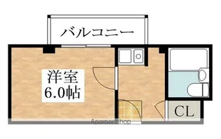 プリンスヴィラ百百【4階】の間取り