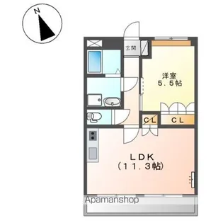 グリーンヒルズⅡ【2階】の間取り