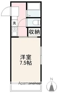 ハイツリブエール【1階】の間取り