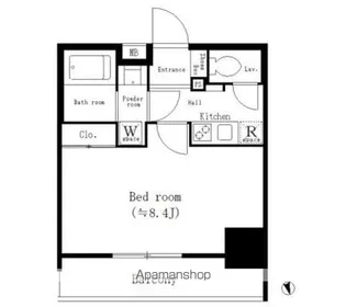 パークキューブ新板橋【12階】の間取り