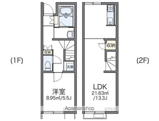 レオネクスト花見川【1階】の間取り