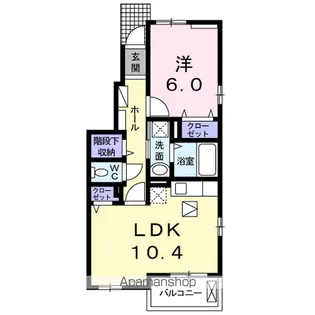 ネオ・ファミール・F【1階】の間取り