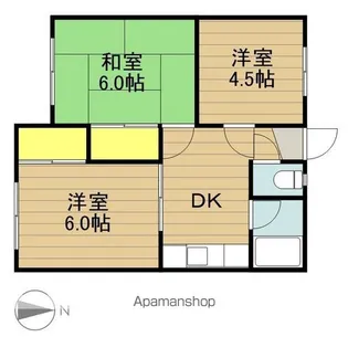 新家ハイツ【102号室】の間取り