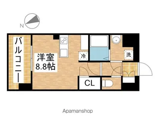 ルーエ今池【4階】の間取り