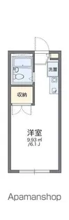 レオパレス島田黒石第3【203号室】の間取り
